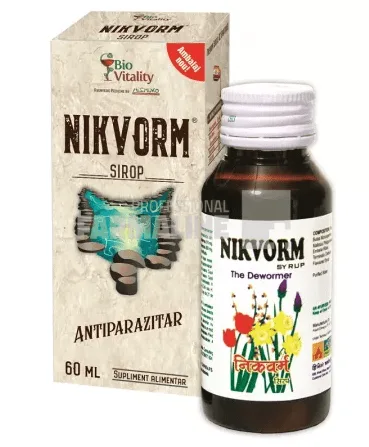 Nikvorm sirop 60 ml Bio Vitaly — preț și oferte
