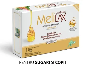 Aboca MeliLax pediatric microclisma 6 bucati — preț și oferte