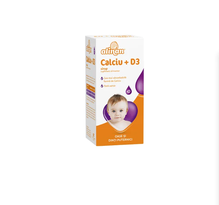 Alinan Calciu + D3 Sirop 150 ml FITERMAN PHARMA — preț și oferte