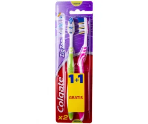 Colgate Zig Zag  Periuta de dinti Medium 1 + 1 Gratis