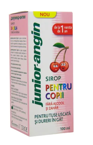 Junior - Angin Sirop pentru copii 100 ml