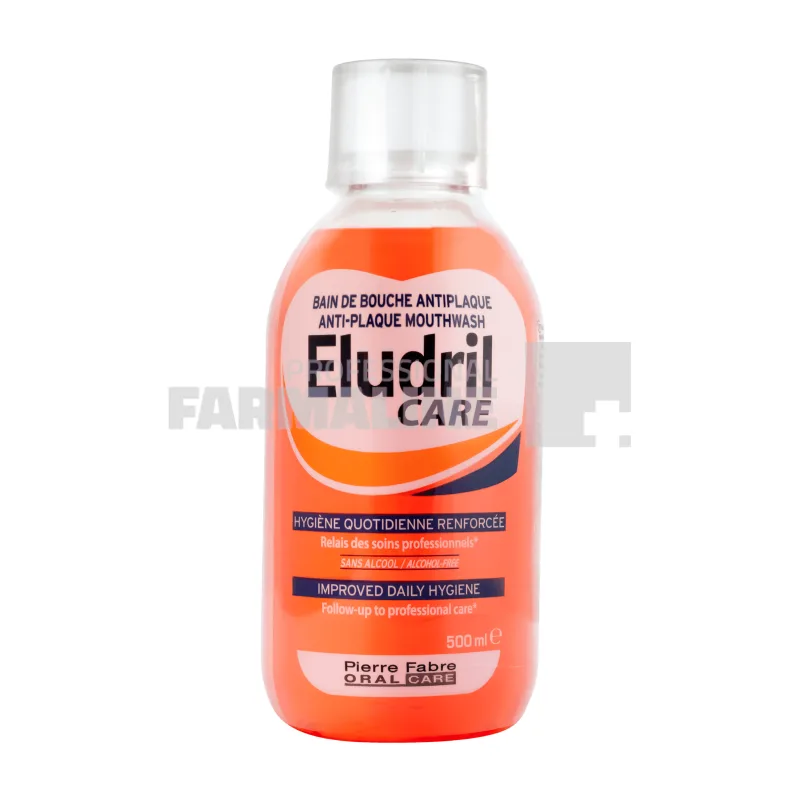 Eludril Care Apa de gura antibacteriana 500 ml — preț și oferte