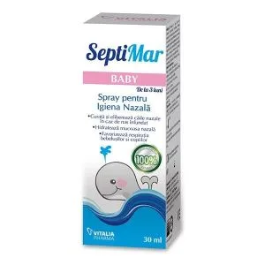 Septimar Baby Spray nazal 3+ luni 30 ml Vitalia Pharma — preț și oferte