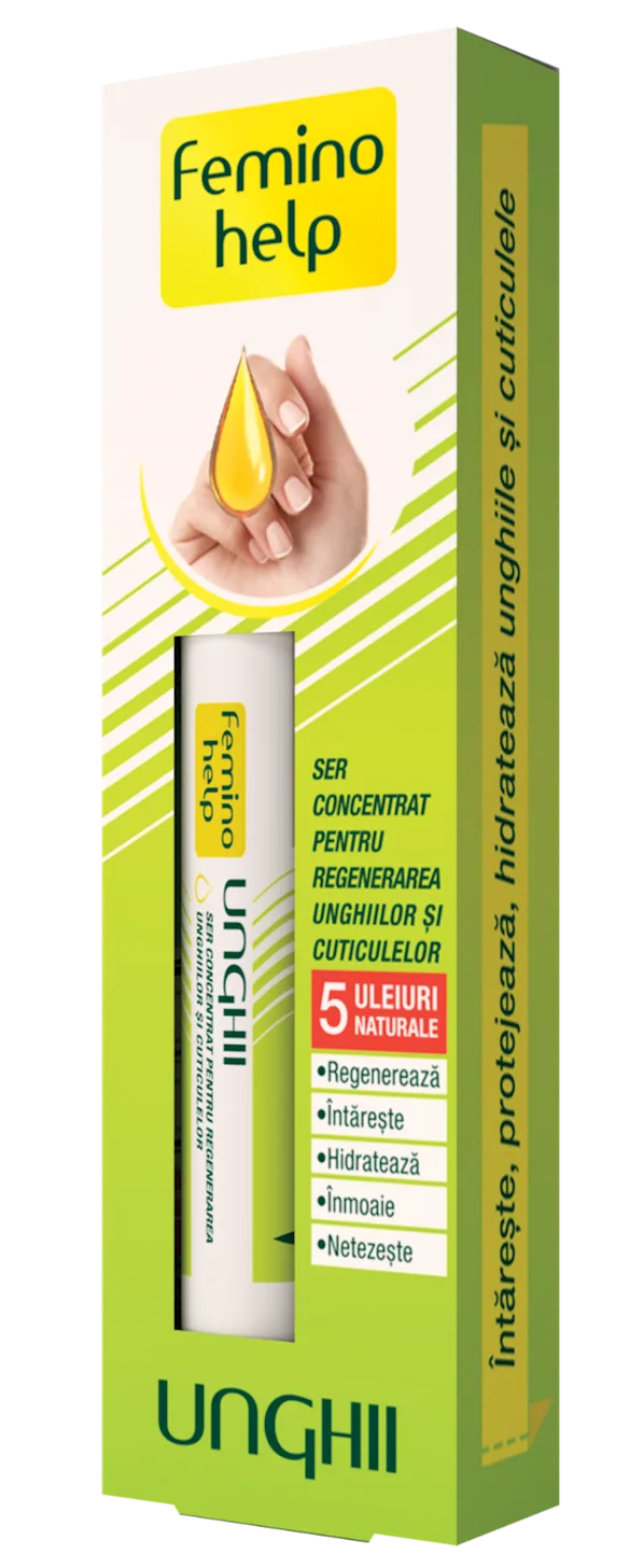 Feminohelp Ser concentrat pentru regenerarea unghiilor si cuticulelor 2 ml ZDROVIT — preț și oferte