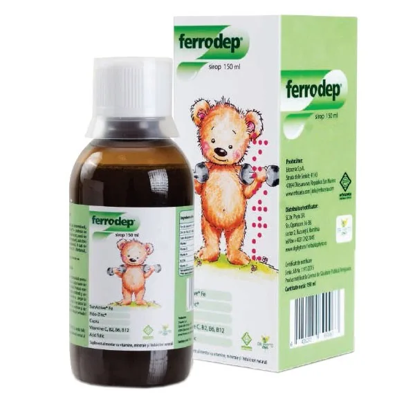 Ferrodep Sirop 150 ml DR. PHYTO — preț și oferte