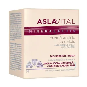 Aslavital Mineral Activ Crema antirid cu calciu 50 ml