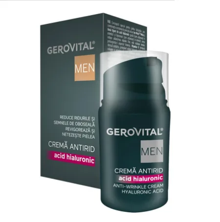 Gerovital Men Crema cu acid hyaluronic 30 ml — preț și oferte