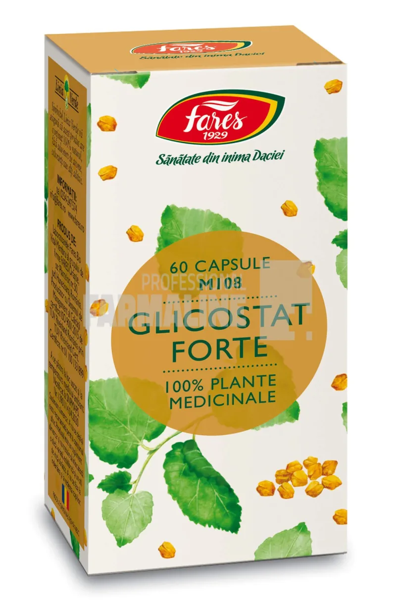 Glicostat Forte  60capsule FARES — preț și oferte