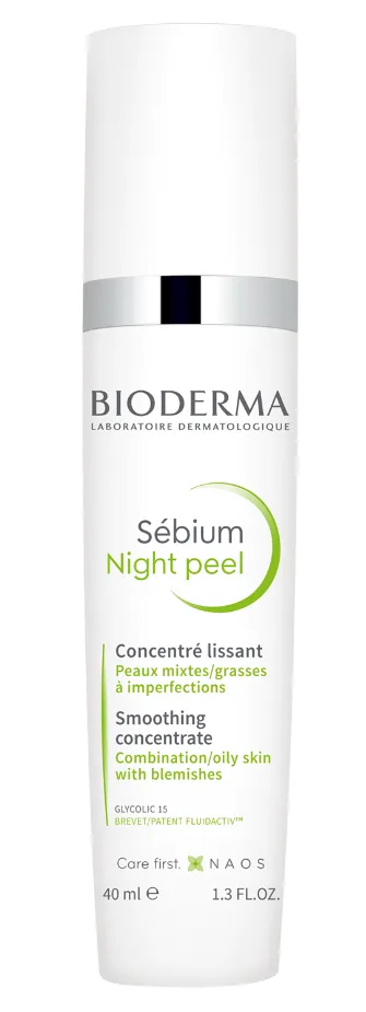 Bioderma Sebium Night Peeel Ser cu efect de peeling  40ml — preț și oferte