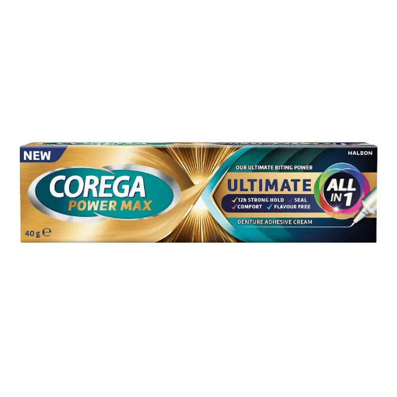 Crema adeziva pentru proteze Ultimate All in 1 Corega , 40g, Haleon — preț și oferte