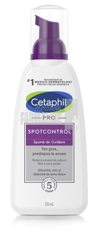 Cetaphil Pro Spot Control Derma Spuma de curatare 235 ml — preț și oferte