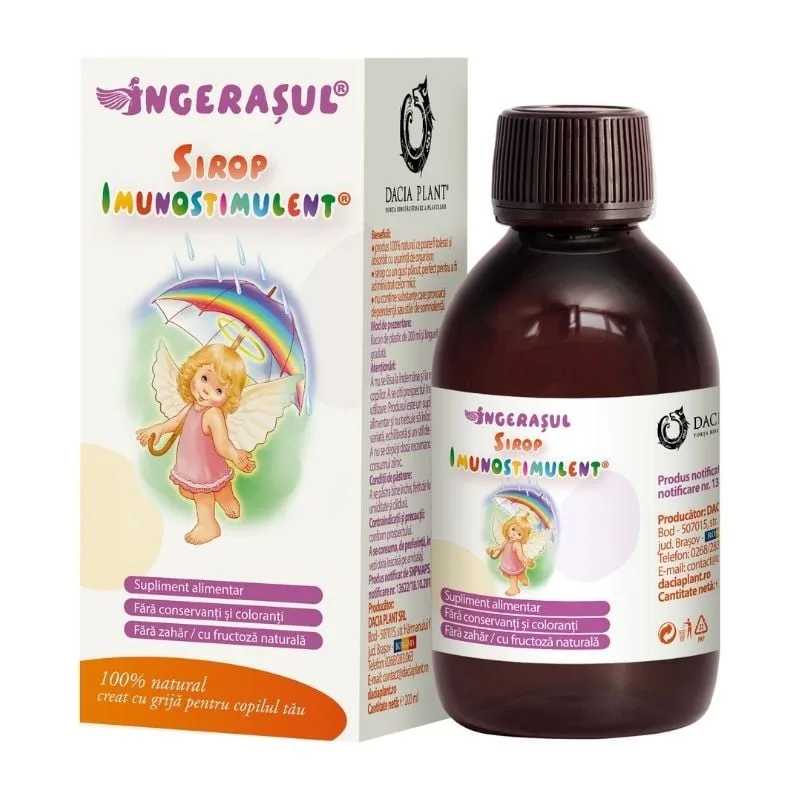 Sirop imunostimulent Ingerasul, 200 ml, Dacia Plant — preț și oferte
