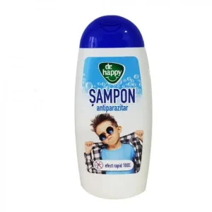 Dr. Happy Sampon antiparazitar 270 ml + Pieptene Cadou