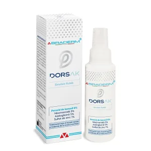 Dorsak Spray cu emulsie fluida pentru acnee la nivelul trunchiului 100 ml