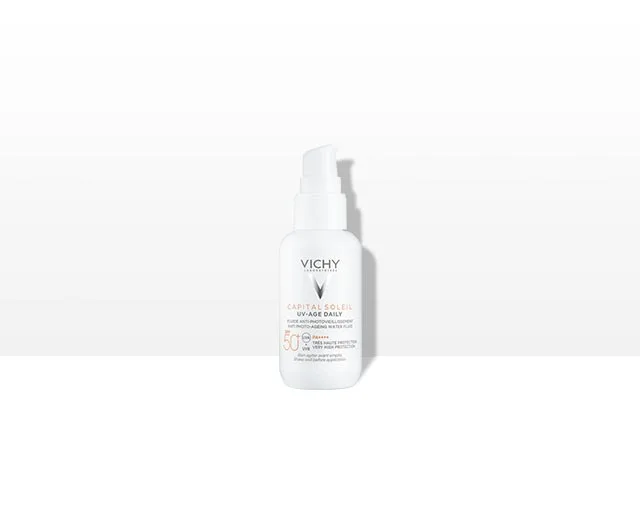 Vichy Capital Soleil UV Age Fluid impotriva foto-imbatranirii SPF50 40 ml — preț și oferte