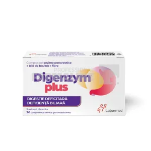 DIGENZYM PLUS, 20 comprimate filmate, Labormed