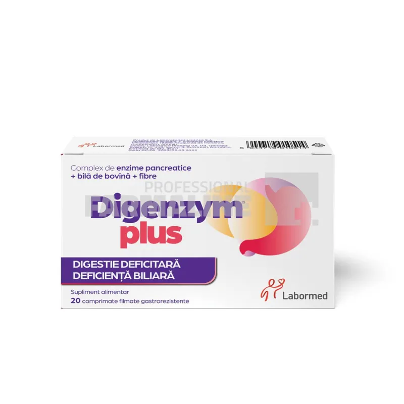 DIGENZYM PLUS, 20 comprimate filmate, Labormed Labormed Pharma Trading — preț și oferte