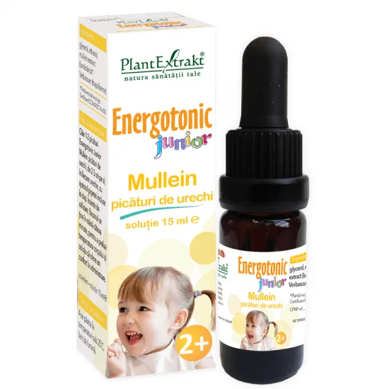 Energotonic Junior Mullein picaturi pentru urechi 15 ml PLANTEXTRAKT — preț și oferte