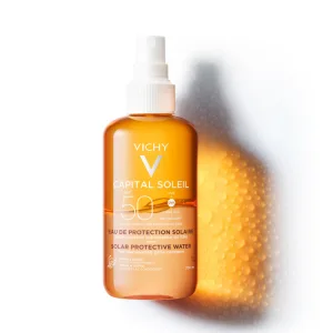 Vichy Capital Soleil Apa cu protectie solara SPF50 pentru un bronz sporit cu beta-caroten 200 ml