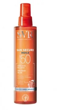 SVR Sun Secure ulei rezistent la apa SPF50 200 ml — preț și oferte