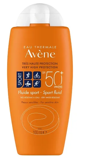 Avene Sport fluid protectie solara SPF50+ 100 ml