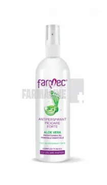 Farmec Antiperspirant spray pentru picioare forte  cu aloe vera 200 ml — preț și oferte