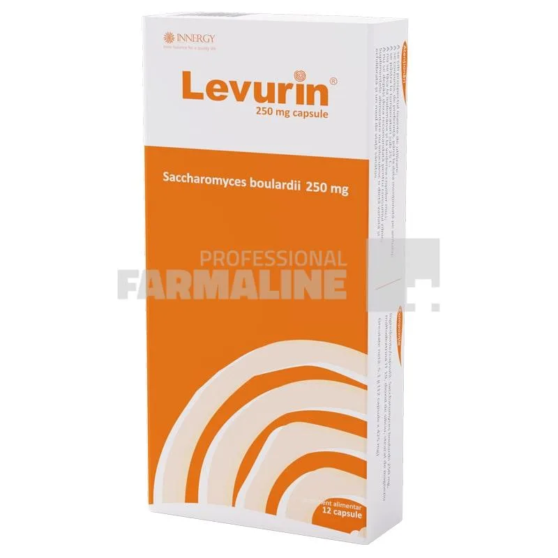 Levurin 250 mg 12 capsule INNERGY — preț și oferte