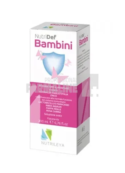 NutriDef Bambini sirop copii 200 ml NUTRILEYA — preț și oferte