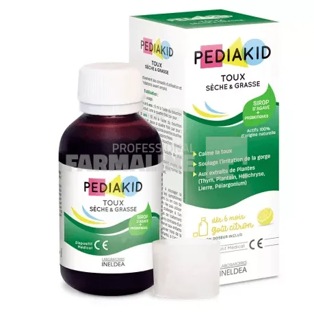 Pediakid Toux Seche & Grasse ( Tuse seaca si expectoranta ) 125 ml Lab. Ineldea — preț și oferte
