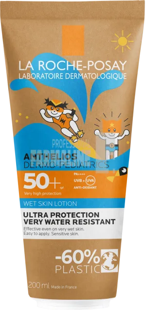 La Roche Posay Anthelios Dermo-Pediatrics Lotiune Wet Skin SPF50 Eco Tube 200 ml