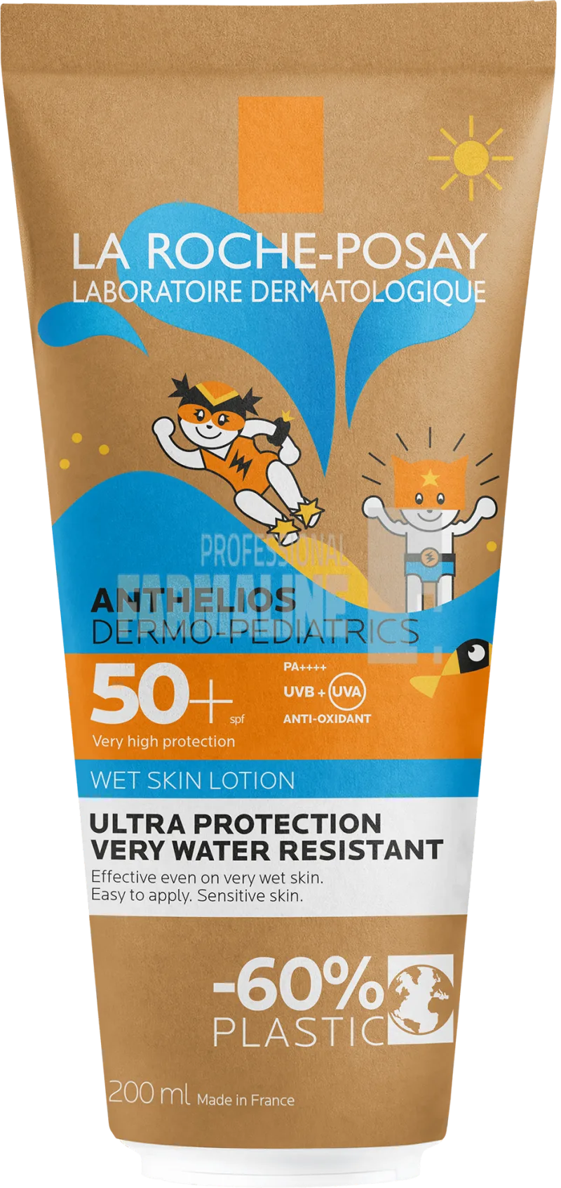 La Roche Posay Anthelios Dermo-Pediatrics Lotiune Wet Skin SPF50 Eco Tube 200 ml — preț și oferte