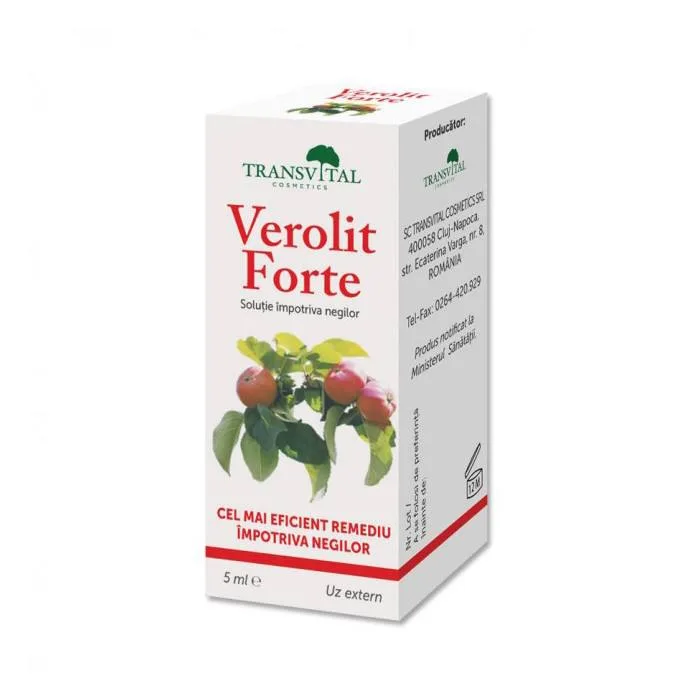 Verolit forte Solutie impotriva negilor, 5ml TRANSVITAL — preț și oferte