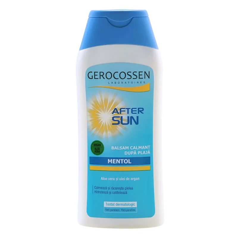 Balsam calmant dupa plaja cu mentol, After Sun, 200 ml, Gerocossen — preț și oferte
