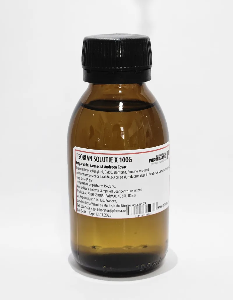 Psorian solutie 100 ml Laborator Professional Farmaline — preț și oferte