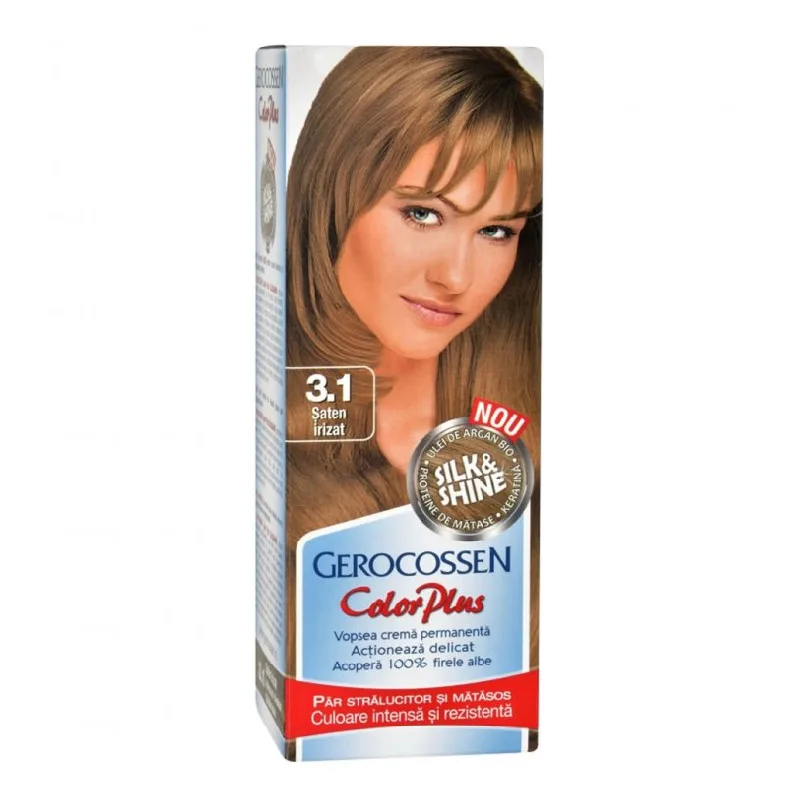 Vopsea de par Silk&Shine, 3.1 Saten Irizat, 50ml, Gerocossen — preț și oferte