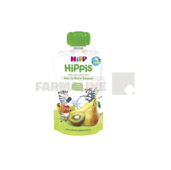 Hipp Hippis Piure din para, banana si kiwi +12 luni 100 g — preț și oferte