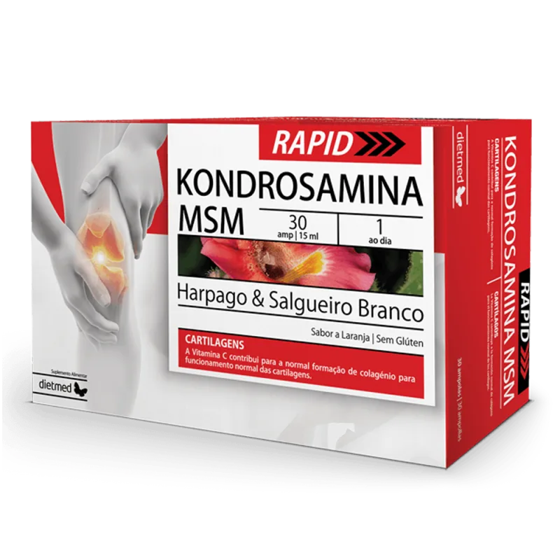 Kondrosamina MSM Rapid 30 fiole buvabile x 15 ml Type Nature — preț și oferte