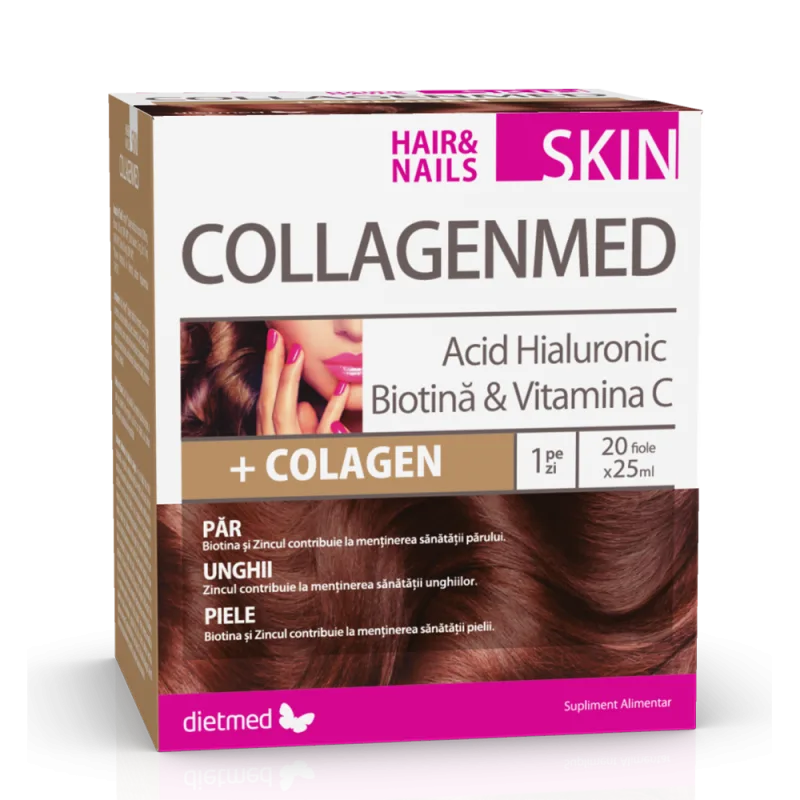 CollagenMed Skin Hair & Nails 20 fiole buvabile x 25 ml Type Nature — preț și oferte