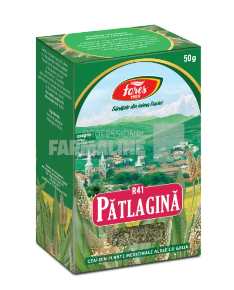 Fares Ceai patlagina frunze 50 g — preț și oferte