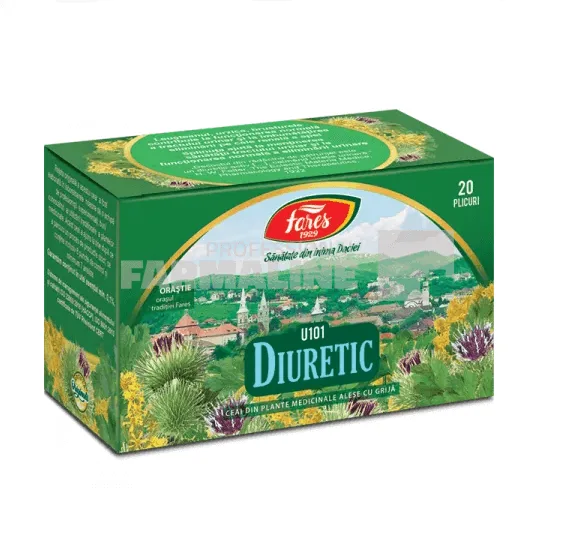 Fares Ceai diuretic 20 plicuri — preț și oferte