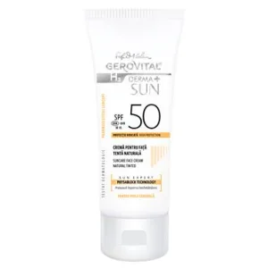 Gerovital H3 Derma Sun Crema fata protectie solara tenta naturala SPF50 50 ml