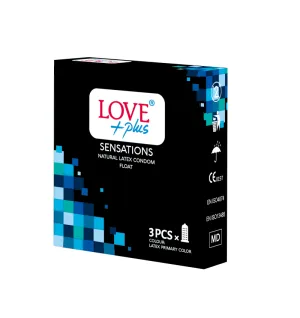 Love Plus Sensations Prezervative 3 bucati