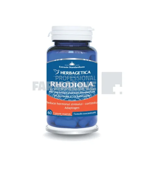 Rhodiola 3/1 Zen Forte 60 capsule HERBAGETICA — preț și oferte