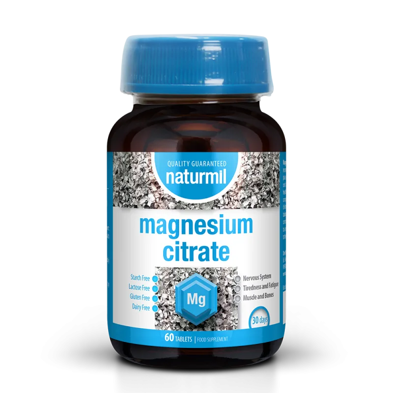 Magnesium Citrate 200 mg  60 comprimate Type Nature — preț și oferte