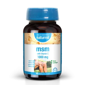 MSM 1000 mg cu vitamina C 90 comprimate