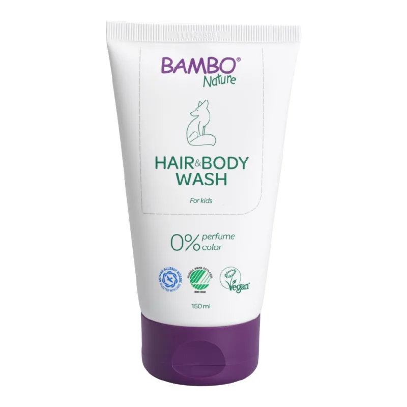 Gel pentru spalare corp si par 2in1, 150 ml, Bambo Nature — preț și oferte