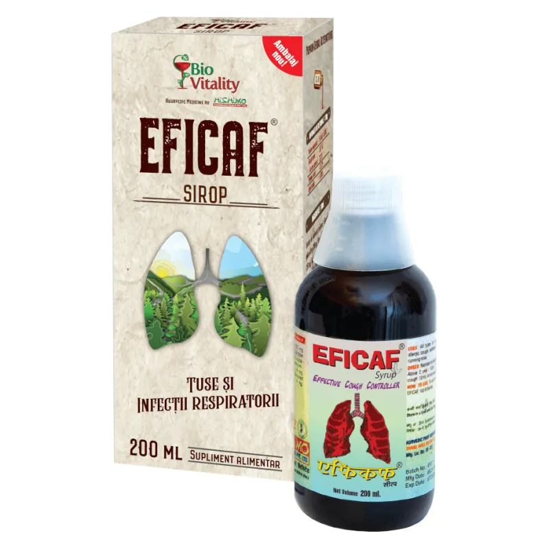 Eficaf sirop 200 ml Bio Vitaly — preț și oferte