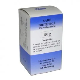 Sare fara sodiu (dietetica) pulbere orala 150 g