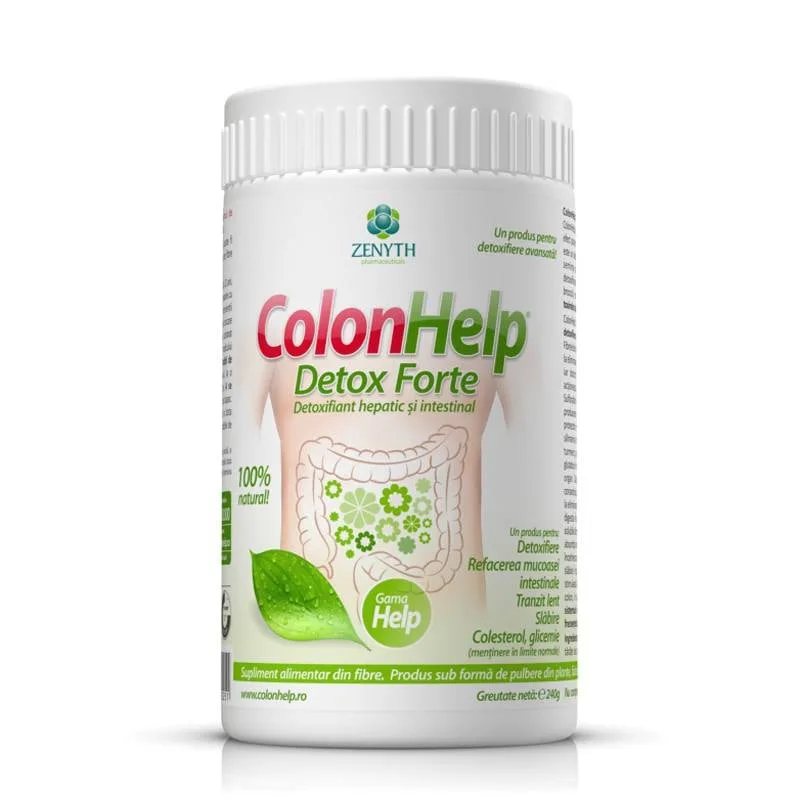 Colon Help Detox Forte, 240g, Zenyth — preț și oferte