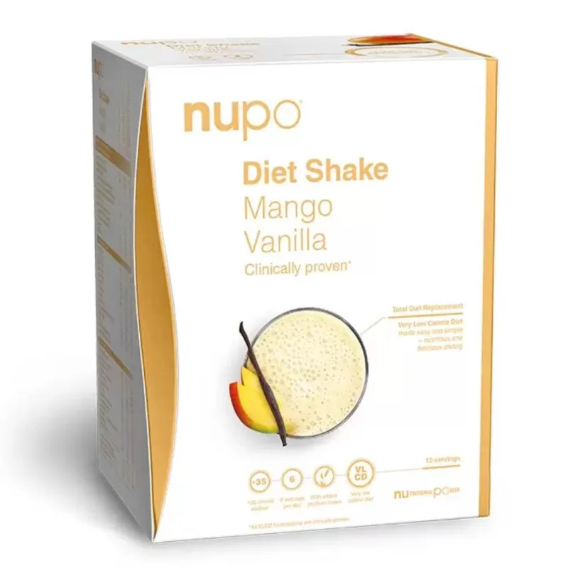 Shake Mango si Vanilie, 12 plicuri, Dieta Nupo — preț și oferte